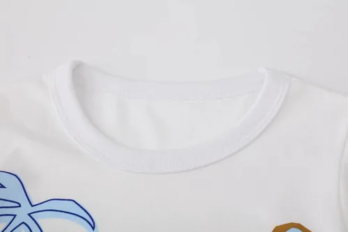 Miniatura 5 de ALI SEA Camisetas de verano para niñas, de algodón, manga corta, cuello redondo, 3 paquetes, 2-7 años