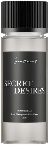 Miniatura 10 de Scentiment Secret Desires Aceite difusor – Aroma de hotel prémium con notas de peonía, granada y bosque blanco para el hogar, repuesto de difusor