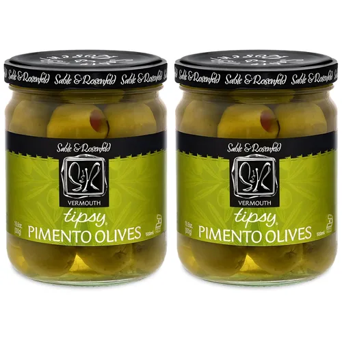 Miniatura 9 de Sable & Rosenfeld Juego de 2 aceitunas de queso azul Sable y Rosenfeld Tipsy de 5 onzas