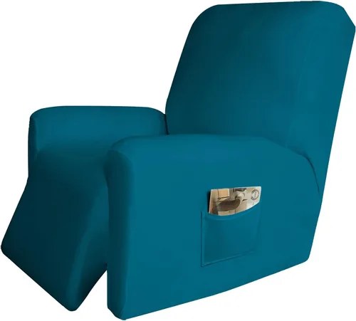 Miniatura 17 de Easy-Going - Funda elástica de microfibra para sofá reclinable seccional, suave vellón ajustable a tu sofá de 2 cuerpos, lavable, protege tus