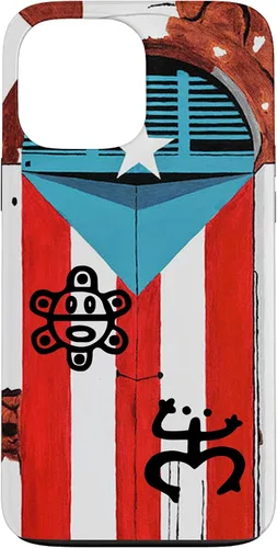 Miniatura 24 de Funda con diseño de bandera de Puerto Rico Coqui Sun Taíno, Boricua Pride Cover Case para iPhone 17