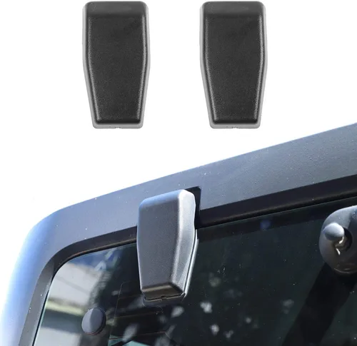 Voodonala Cubierta de bisagra para puerta trasera derecha e izquierda para Jeep JK 2007-2018 Jeep Wrangler JK JKU Accesorios exteriores, color Negro