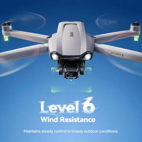 Miniatura 12 de Ruko F11PRO 2 Drone con cámara 6K para adultos, estabilizador de cardán de 3 ejes, 2 baterías para tiempo de vuelo de 70 minutos, transmisión