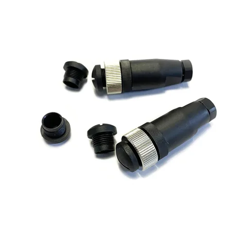 Miniatura 3 de 10 tapas protectoras de plástico M12, juego surtido de tapas de tornillo negras M12 para enchufes de montaje en panel