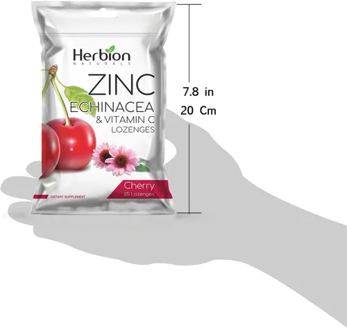 Miniatura 9 de HERBION Naturals - Pastillas de zinc, equinácea y vitamina C, 25 unidades, suplemento dietético para adultos y niños mayores de 5 años, promueve