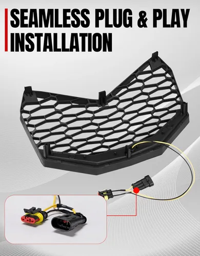 Miniatura 2 de A & UTV PRO X3 Parachoques delantero de malla, rejilla de malla frontal con barra de luces LED, protector de radiador para Can-Am Maverick X3 Max X