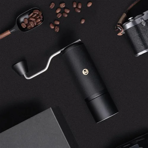 Miniatura 2 de TIMEMORE Molinillo de café manual de acero inoxidable con rebabas cónicas con capacidad de 0.71 oz numérico externo ajustable, molinillo de expressp