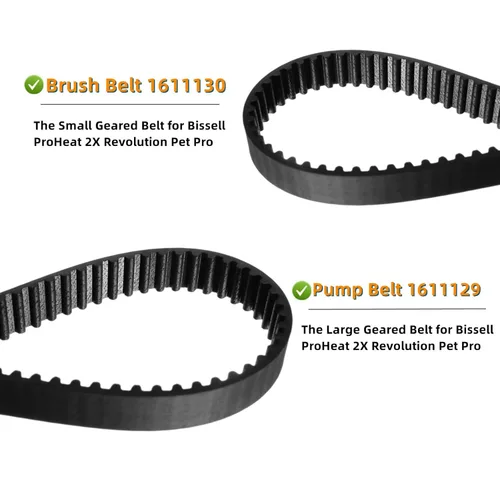 Miniatura 4 de JEDELEOS Juego de Correas de Reemplazo para Aspiradora de Alfombras Bissell ProHeat 2X Revolution Pet Pro Modelo 1986, 1964, 2007, 2007P Serie