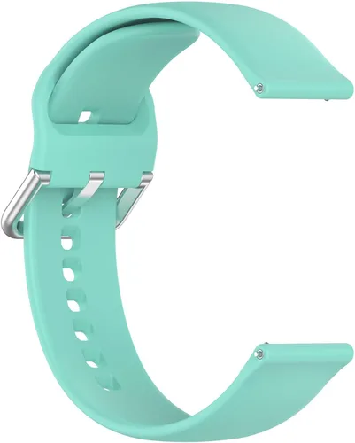 Miniatura 4 de TenCloud Paquete de 5 correas compatibles con MILOUZ/WNH IDW19 para mujeres y hombres, correa de repuesto de silicona suave para Veryfit Smart Watch