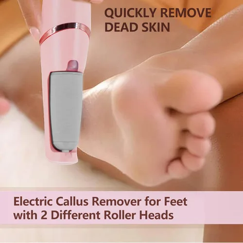 Miniatura 2 de Paquete de 9 cabezales de repuesto para pedicuras, repuestos de rodillo eléctrico para eliminar callos de pies, incluye 5 cabezales extra gruesos