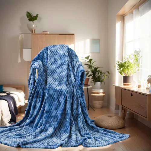 Miniatura 24 de Manta colorida de tamaño Queen - Manta ligera de primera calidad, antiestática, suave, acogedora y cálida, manta de franela de felpa para hija