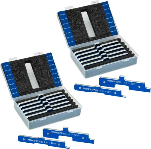 Miniatura 14 de POWERTEC Kit de valla de mesa de enrutador, sistema de lujo, 3-3/8 pulgadas de alto, 24 pulgadas de largo, mesa de enrutamiento para carpintería