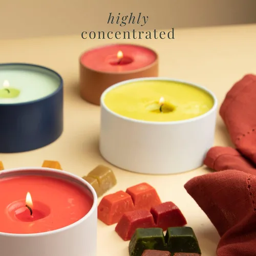 Miniatura 7 de Hearth & Harbor - Tinte natural para velas de cera de soya, 24 bloques populares de tinte de color para cera de soya, bloques altamente Bloques