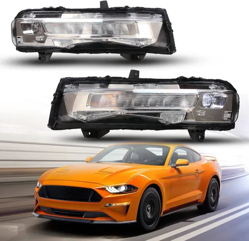 Miniatura 8 de Nixon Offroad Juego de luces antiniebla para Ford Mustang 2013 2014 con bombillas halógenas + kit de arnés de cableado + interruptor universal +