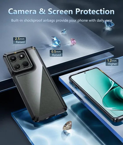 Miniatura 1220 de FNTCASE Funda para iPhone 13 Pro-Max: Fundas magnéticas transparentes compatibles con Magsafe Slim anti amarillamiento protección contra caídas