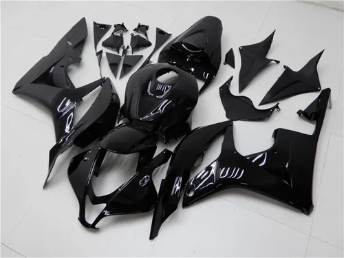 Miniatura 2 de Carenado negro brillante para Honda 2007 2008 CBR600RR CBR 600RR nueva inyección ABS plásticos cuerpo kit cuerpo trabajo 07 08