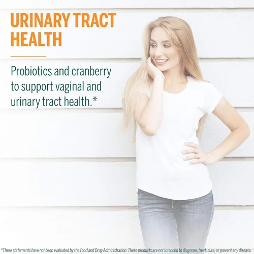 Miniatura 6 de Genestra Brands HMF Women's Daily Apoyo a la salud del tracto urinario y gastrointestinal para mujeres 30 cápsulas