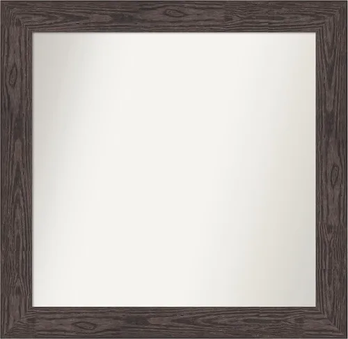 Miniatura 139 de Amanti Art Espejo personalizado, espejo de baño negro puente, espejo de pared o espejo de tocador de baño sobre el fregadero (26 x 26 pulgadas)