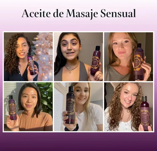 Miniatura 2 de Aceite natural hipoalergénico para terapia en la piel, masaje sensual con aceite puro de lavanda para hombres y mujeres, 8 onzas