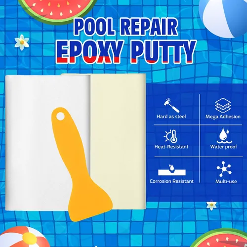 Miniatura 3 de Masilla epoxi – Masilla epoxi AB de 8 onzas para bajo el agua, relleno multiusos de piscina – Reparación rápida de arcilla esculpida arreglar
