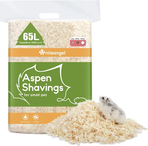 Miniatura 14 de Niteangel Virutas de Álamo Temblón - Cama para Hámster Sirio Enano, Jerbo, Ratones, Degu, Rata, Conejo, Conejito, Cobaya, Chinchilla, Erizo u Otras