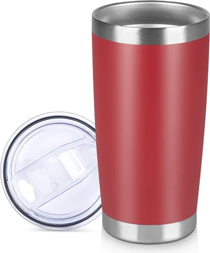 Miniatura 31 de Vaso Térmico de 20 oz de Acero Inoxidable Vasos Térmicos a Granel con Tapa Aislamiento de Doble Pared Tazas de Café Térmicas para Bebidas Calientes