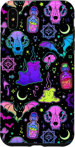 Miniatura 11 de Funda de brujería mágica para iPhone 16 con diseño gótico pastel de Halloween