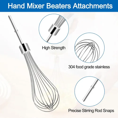 Miniatura 3 de Mezclador de mano de cocina para batidor KitchenAid Accesorios para batidor KHMPW, KHM512BM, KHM2B, AP5644233, KHM3, KHM5, W10720799 batidor