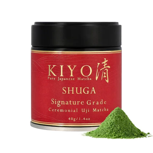 Miniatura 10 de Kiyo Matcha Grado Clásico Hatsumukashi Ceremonial Uji Matcha - Polvo de Té Verde Matcha Ceremonial de Primera Cosecha Japonesa Pura de Uji, Japón