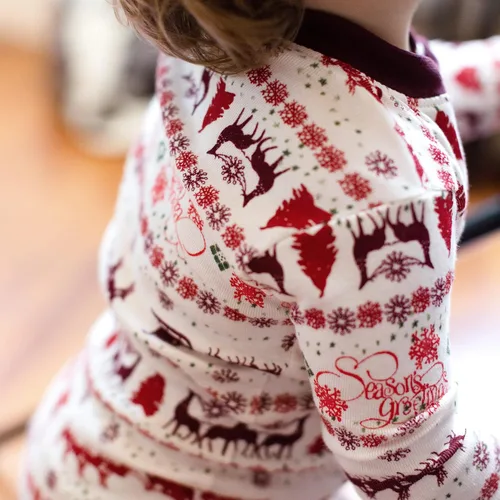 Miniatura 4 de Burt's Bees Baby - Conjuntos de pijamas de Navidad familiares a juego, de algodón orgánico, para niños, bebés, mujeres y adultos