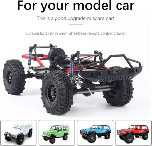 Miniatura 4 de Fine Workmanship Durability RC Link Rod, Rust‑Proof Link Rod, Outdoor for 1/10 275mm Wheelbase RC Crawler