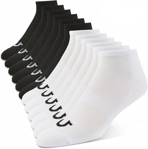 Miniatura 2 de True Religion Calcetines invisibles de corte bajo para hombre, 6 y 12 pares de calcetines deportivos de primera calidad, talla de zapato 8-12