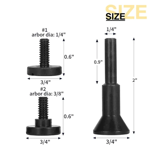 Miniatura 4 de Discos de Corte 27 Piezas, Discos de Corte de 3 Pulgadas para Amoladora Angular con Kit de Mandril de Montaje de 1/4 Pulgadas, Disco de Corte