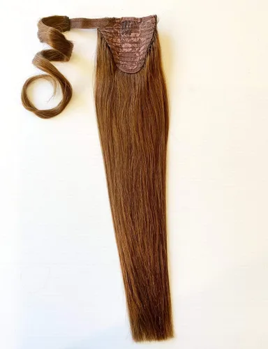 Miniatura 4 de Extensiones de cabello humano Tressmatch de 16"-18" Remy en prensa gruesas hasta los extremos, negro, café, rubio, castaño rojizo, reflejos en rojo
