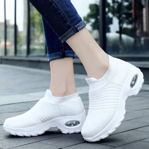 Miniatura 3 de JWSVBF Sneakers for Plantar Fasciitis for Women Knit Mesh Chunky Sandals Platform Casual Padel Shoes Unisex Fashion Summer
