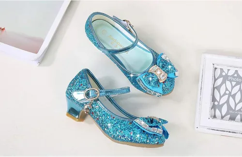 Miniatura 4 de Cadidi Dinos Zapatos de vestir para niñas zapatos de fiesta de boda zapatos de tacón Mary Jane Princesa bebéniño pequeñoniño grande