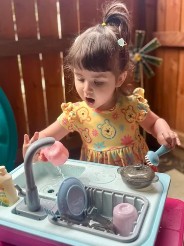 Miniatura 6 de Asweets Juguetes de fregadero de cocina que cambian de color, juguetes para fregadero para niños pequeños con agua corriente, juguetes de juego