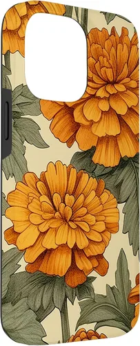 Miniatura 3 de Funda para iPhone 14 Pro Max Watercolor Marigold Flower