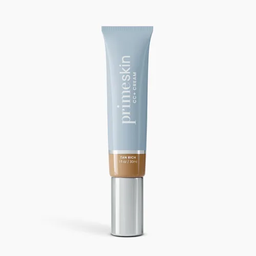 Miniatura 12 de Prime Prometics PrimeSkin CC+ Crema para mujeres maduras, base ligera de líquido a polvo, difumina los poros y cubre las manchas de la edad, sin