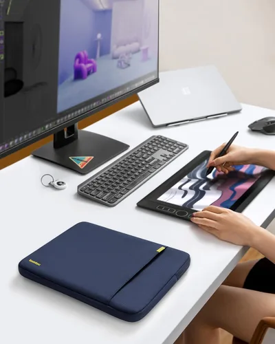 Miniatura 7 de Tomtoc 360° Funda protectora para laptop de 13.5-14.4 pulgadas para Surface Laptop Studio/6/5/4/3, Surface Book, Estuche para laptop resistente al
