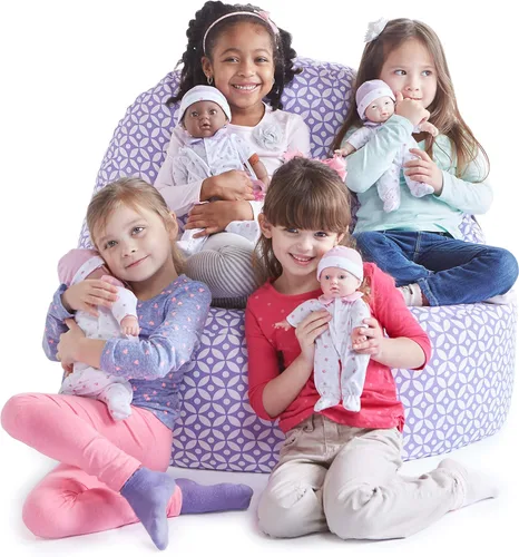 Miniatura 7 de Muñeco JC Toys, La Baby, 11 pulgadas, cuerpo blanco lavable, muñeca para niños de 18 meses en adelante, Asiatico Rosa Asiático