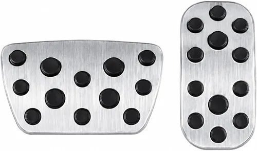 Miniatura 70 de Accesorios interiores personalizados para Nissan Sentra 2020 2021 2022, cubiertas de pedal de acelerador de gas de aleación de aluminio, Rojo