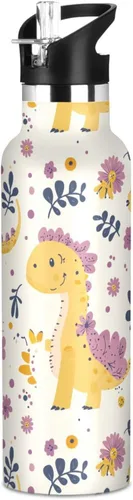 Miniatura 9 de Western Cowboy Boho Cactus Vast Wilderness, Reusable Water Bottle Insulated with Straw Double Wall Vacuum Insulated Leakproof and BPA Free for Gym 20