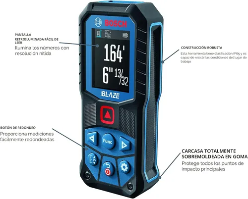 Miniatura 2 de Bosch Medidor láser GLM165-25G Blaze™ Green-Beam de 165 pies