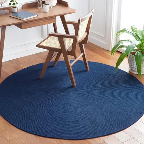 Miniatura 12 de SAFAVIEH Alfombra trenzada Collection – Alfombra redonda de 3 pies, color beige, hecha a mano, casa de campo, ideal para zonas de alto tráfico