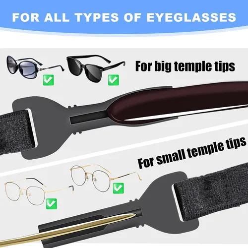 Miniatura 4 de SMARTTOP kids eye glass Strap with storage box No Tail sunglass Strap Eyeglass Holder Around Neck-Adjustable Eyewear Retainer