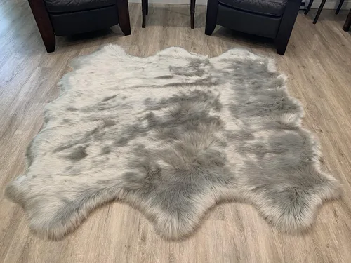 Miniatura 63 de LAMBZY Alfombra de pelo de oveja sintética, hipoalergénica, súper suave, sedosa para sala de estar, habitación de los niños, sofá