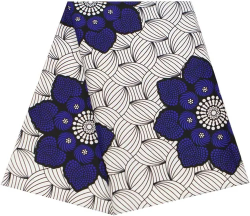 Miniatura 9 de BintaRealWax Tela Africana Ankara de Poliéster con Impresiones de Cera 6 Yardas de Tela Africana Tradicional para Vestido de Fiesta PL536