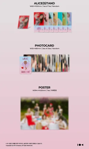 Miniatura 7 de ALICE DANCE ON Single Album+1ea Folded Poster(First Press Only!) K-POP SEALED