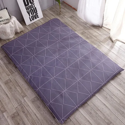 Miniatura 10 de CAMZ Funda de colchón plegable de futón japonés para cama matrimonial, queen, king, individual, tatami, colchoneta de meditación, cubierta antipolvo
